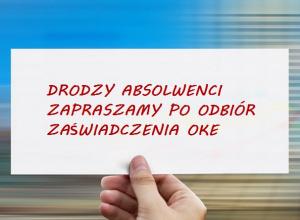 Odbiór zaświadczeń OKE