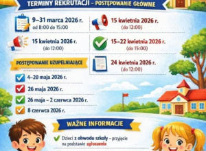 Rekrutacja do szkół podstawowych od 9 marca 2026!